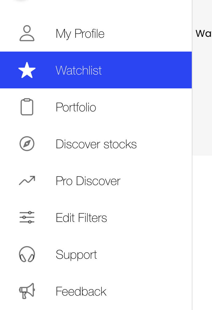 My Profile Watchlist
